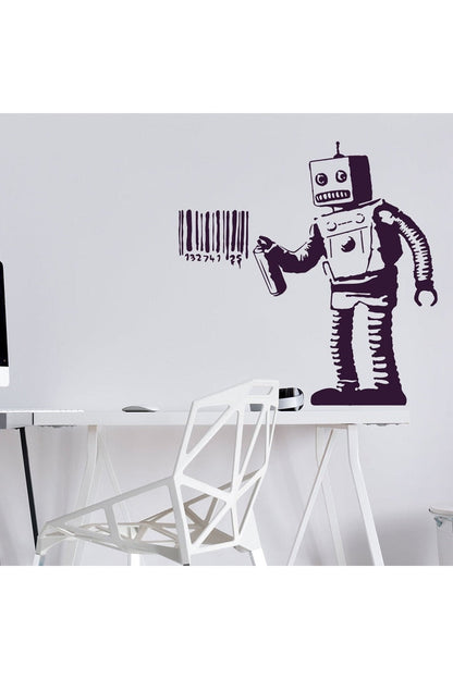 Rynx | Graffiti Robot Wall Sticker