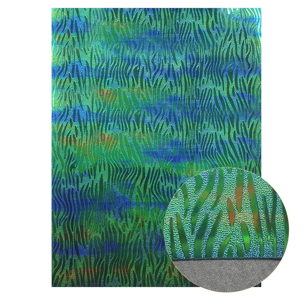 Rynx | Lustrous Green Glitter Snake Skin Faux Leather Bow Craft Kit