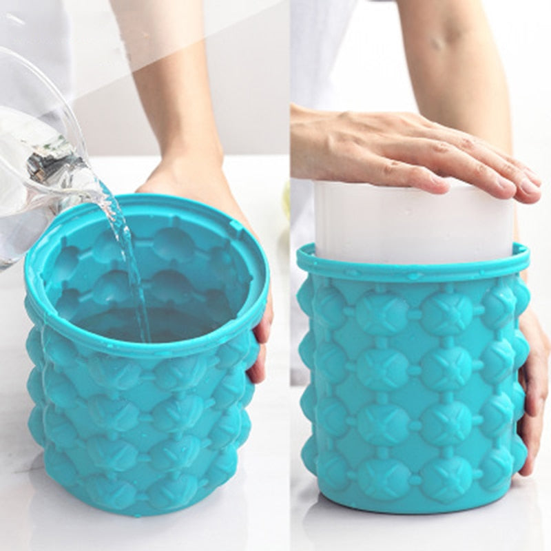 Rynx | Silicone Bucket Fast Ice Maker