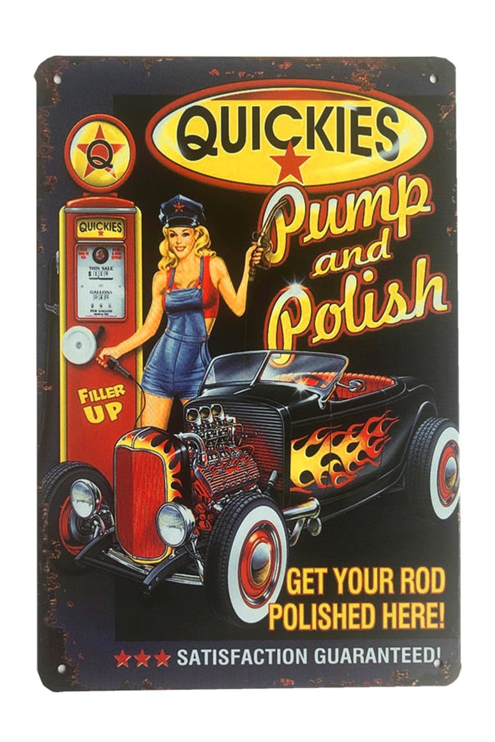 Rynx | Service Girl Vintage Poster