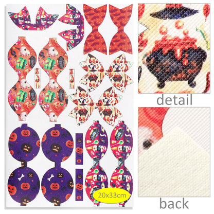 Rynx | Spooky Season Cartoon Leather DIY Craft Kit: Creative Project Bundle