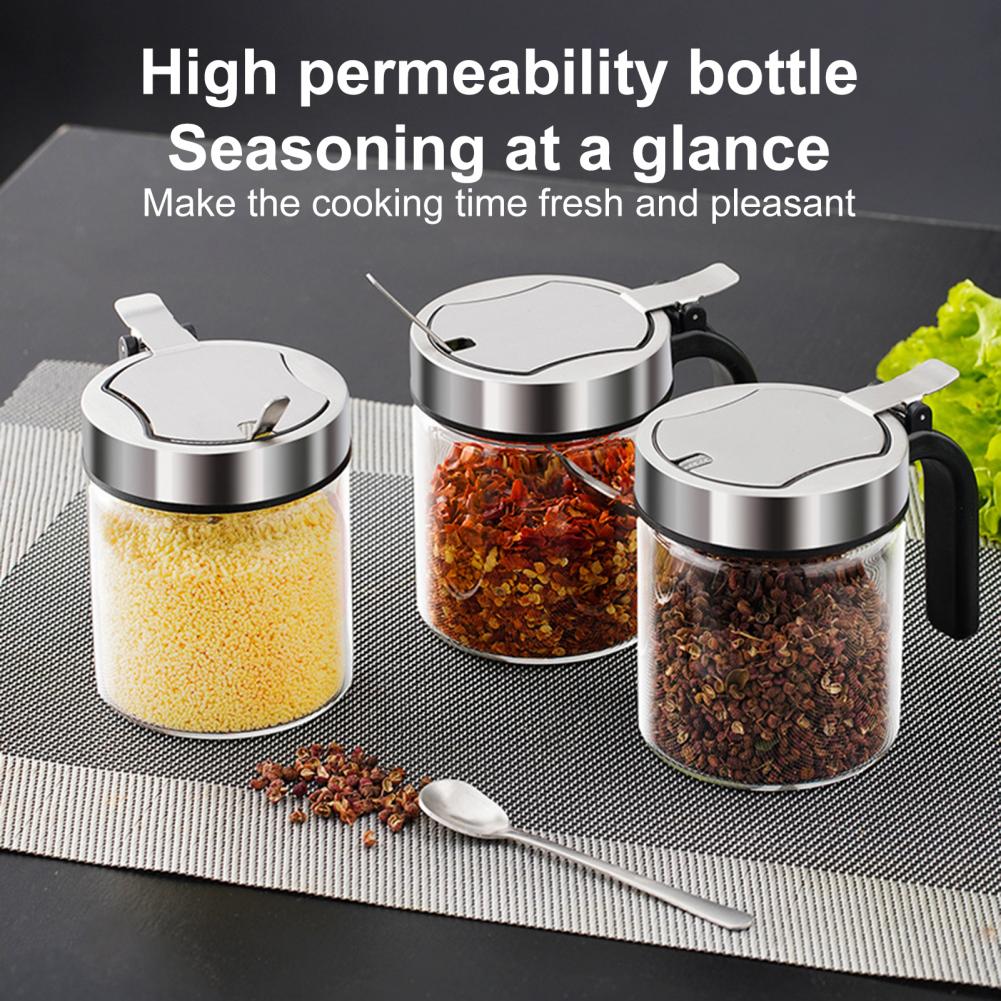 Rynx | Moisture Proof Elegant Glass Seasoning Storage Jar