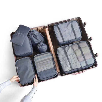 Rynx | Travel Smart: versatile 8/6/1-piece organizer set for effortless packing