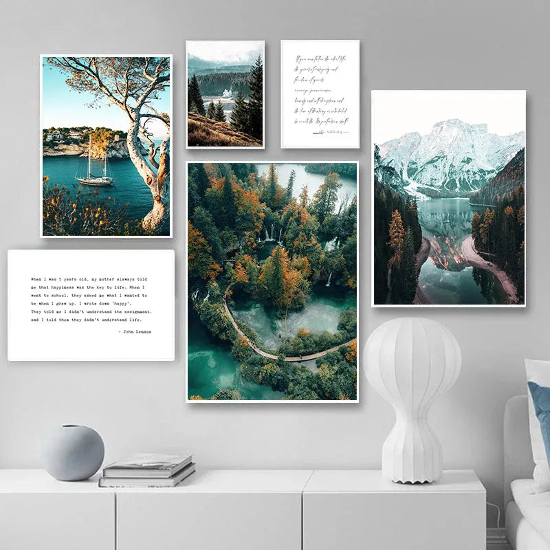 Rynx | from a picturesque forest lake on canvas