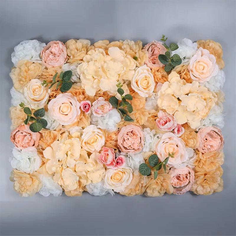 Rynx | Elegant Flower Wall Art Handmade with Cotton, Silk and Artificial Flowers