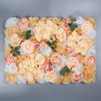Rynx | Elegant Flower Wall Art Handmade with Cotton, Silk and Artificial Flowers