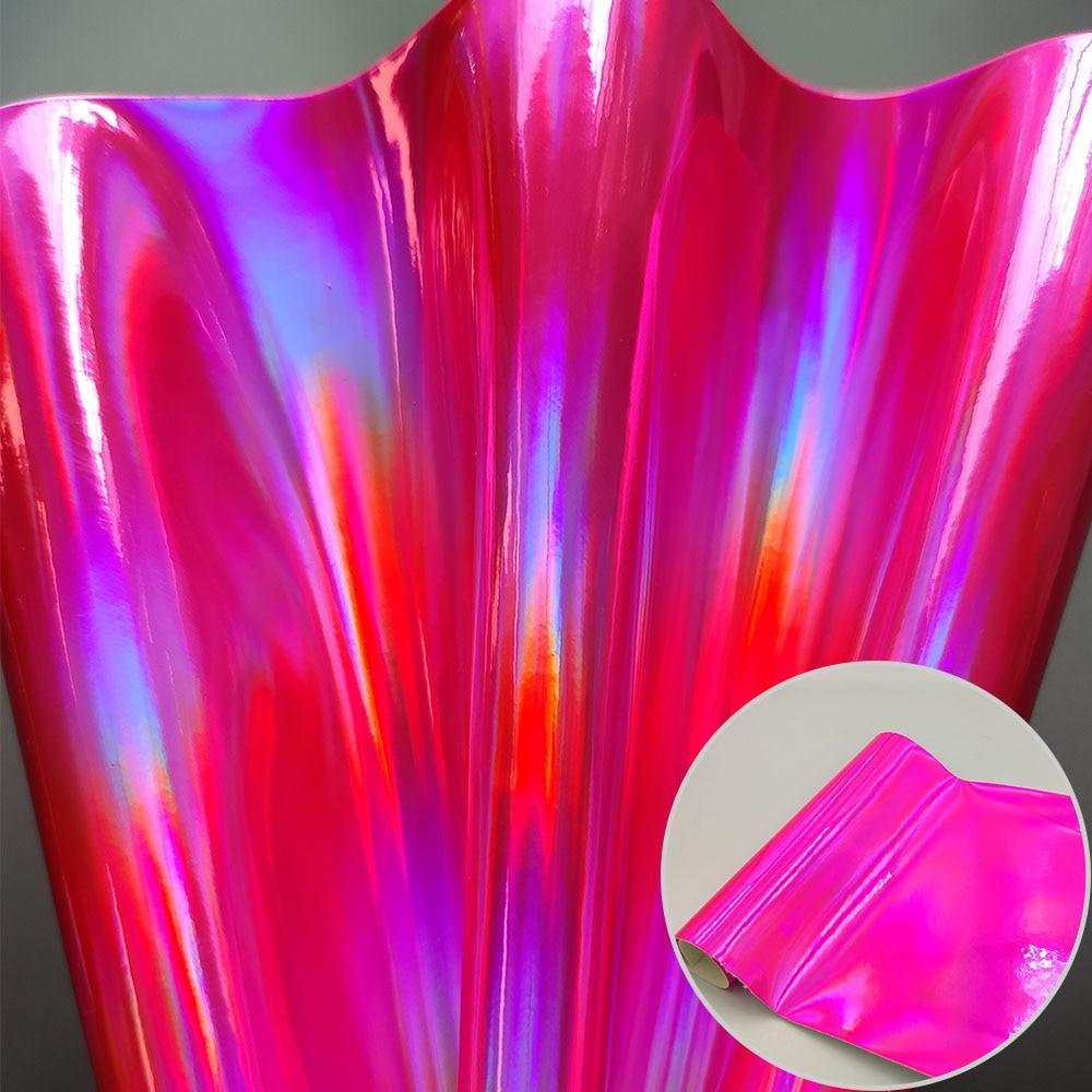 Rynx | Iridescent Holographic Faux PU Leather Sheets for Creative DIY Projects