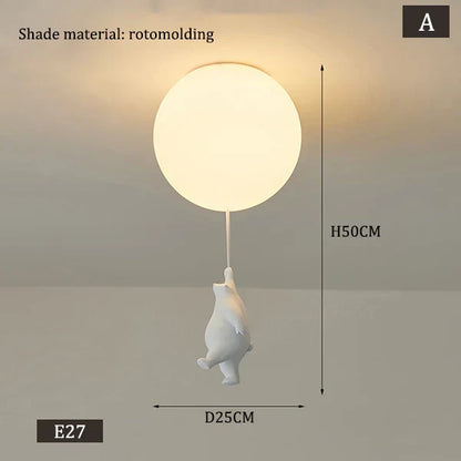 Rynx | Hanging Bears Balloon Lamp
