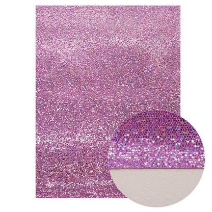 Rynx | Sparkling Violet Faux Leather Fabric - A Must-Have for Sparkling DIY Projects