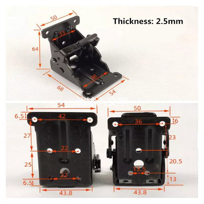 Rynx | 2Pcs Foldable Self-Locking Hinges