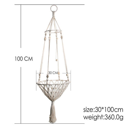 RYNX | Macrame Pet Swing Hammock