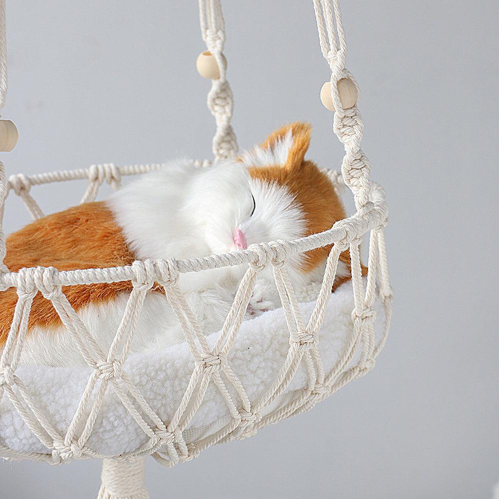 RYNX | Macrame Pet Swing Hammock