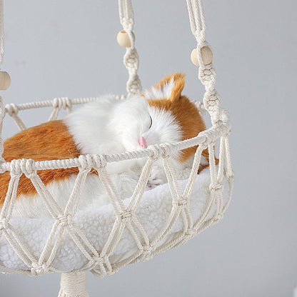 RYNX | Macrame Pet Swing Hammock
