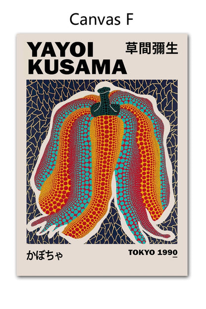 Rynx | Kusama Artwork Canvas Poster
