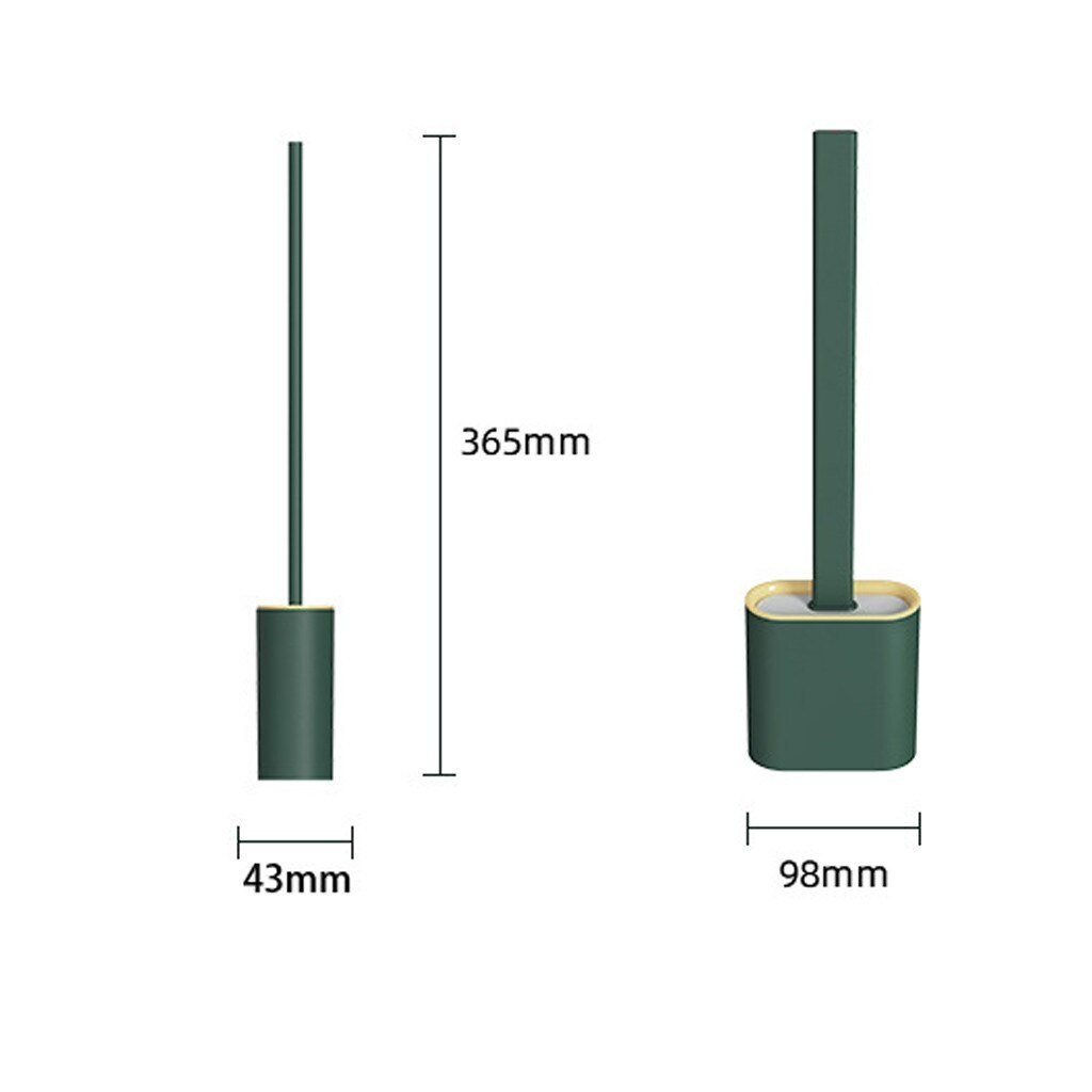 RYNX | Silicone Toilet Brush Incl. Holder