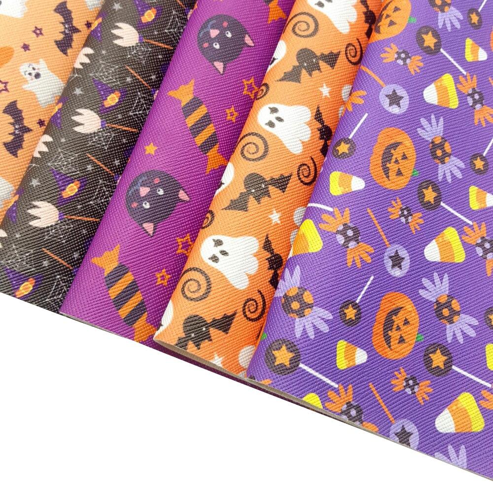 Rynx | Halloween Themed PU Leather Craft Sheets - Essential for Spooky DIY Projects 🎃
