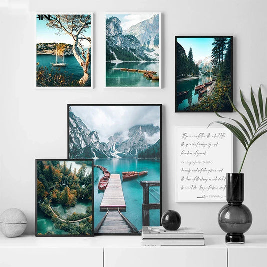 Rynx | from a picturesque forest lake on canvas