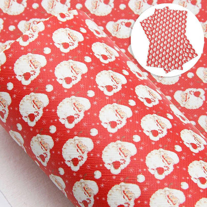 Rynx | Crimson Holiday Faux Leather Craft Set - DIY Festive Fabric Set