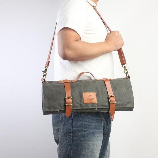 RYNX | Pocket Green Canvas Knife Bag