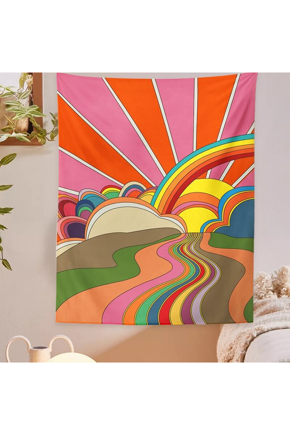 Rynx | 70s Rainbow Wall Tapestry