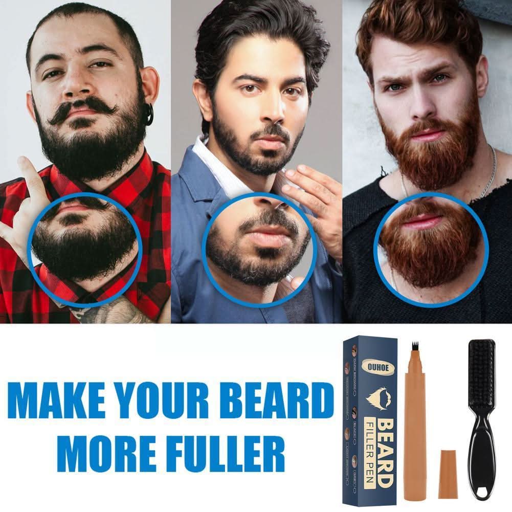 Rynx | Beard Filler Set - Tighter and Fuller Beard For All Men!