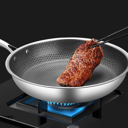 RYNX | High-quality stainless steel frying pan with anti-stick pixel technology – Perfect for healthy frying 30cm x 30cm