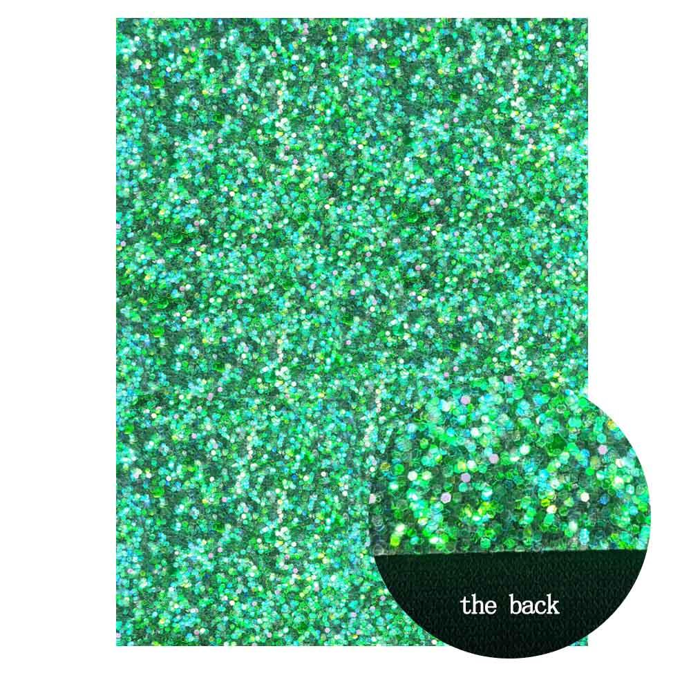 Rynx | Lustrous Green Glitter Snake Skin Faux Leather Bow Craft Kit