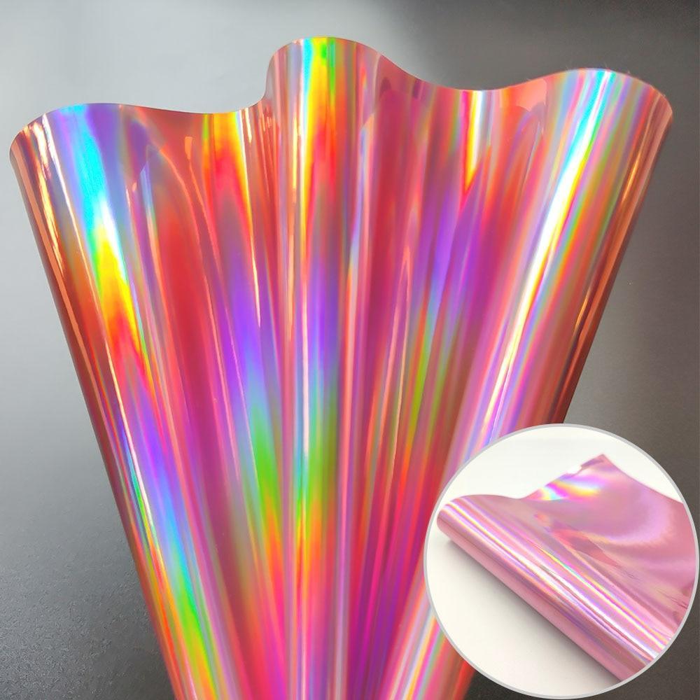 Rynx | Iridescent Holographic Faux PU Leather Sheets for Creative DIY Projects