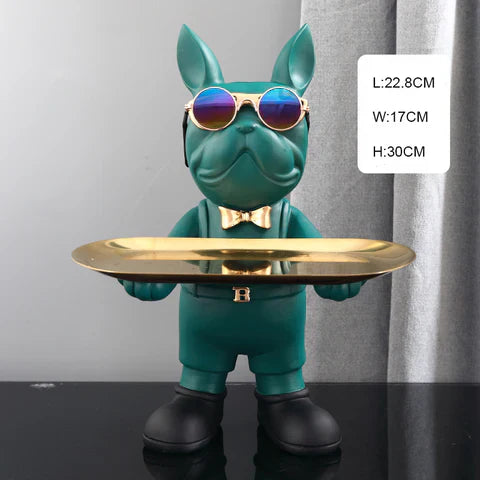 Rynx | FrenchPaw™ French Bulldog Statue | Modern Decorative Figure for Home & Office | Stylish Animal Statue