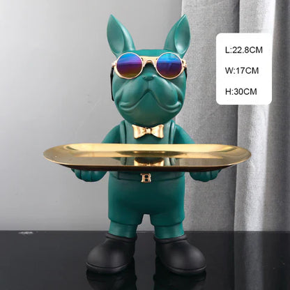 Rynx | FrenchPaw™ French Bulldog Statue | Modern Decorative Figure for Home & Office | Stylish Animal Statue