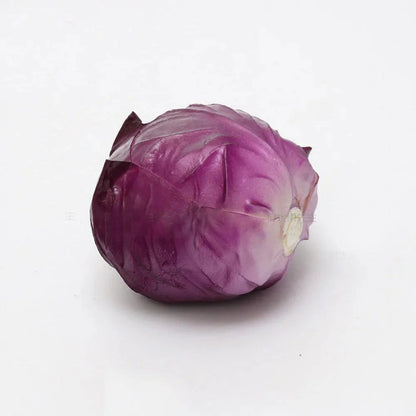 Rynx | Realistic Plastic Cabbage Decoration - Premium Quality Vegetable Replica