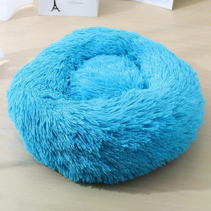 Rynx | PawNest Calming Donut Cat Bed | Round Plush Nest | Stress-Reducing & Cozy | Perfect for Cats & Small Dogs