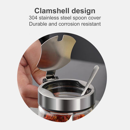 Rynx | Moisture Proof Elegant Glass Seasoning Storage Jar