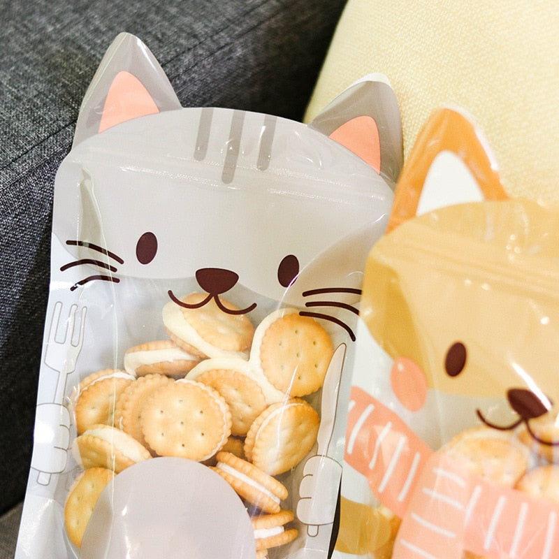 Rynx | Cute kitten packaging bags 10 pieces