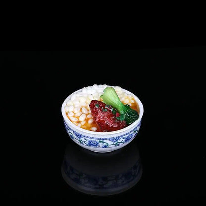 Rynx | Enchanting Mini Chinese Cuisine Bowl Playset - Cute Decorative Items for Children and Home