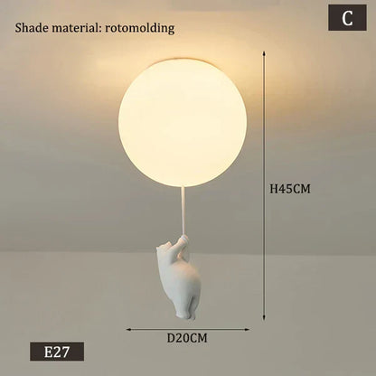 Rynx | Hanging Bears Balloon Lamp