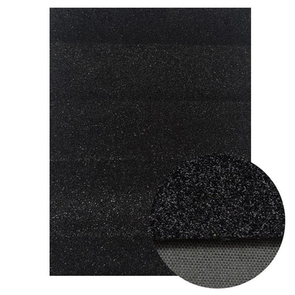 Rynx | Sparkling Black Faux Leather Craft Set - Essential DIY Supplies