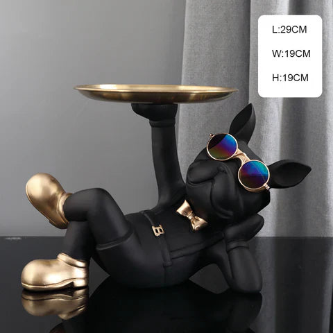 Rynx | FrenchPaw™ French Bulldog Statue | Modern Decorative Figure for Home & Office | Stylish Animal Statue