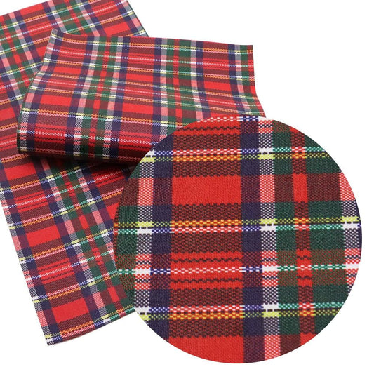 Rynx | Crimson Holiday Faux Leather Craft Set - DIY Festive Fabric Set