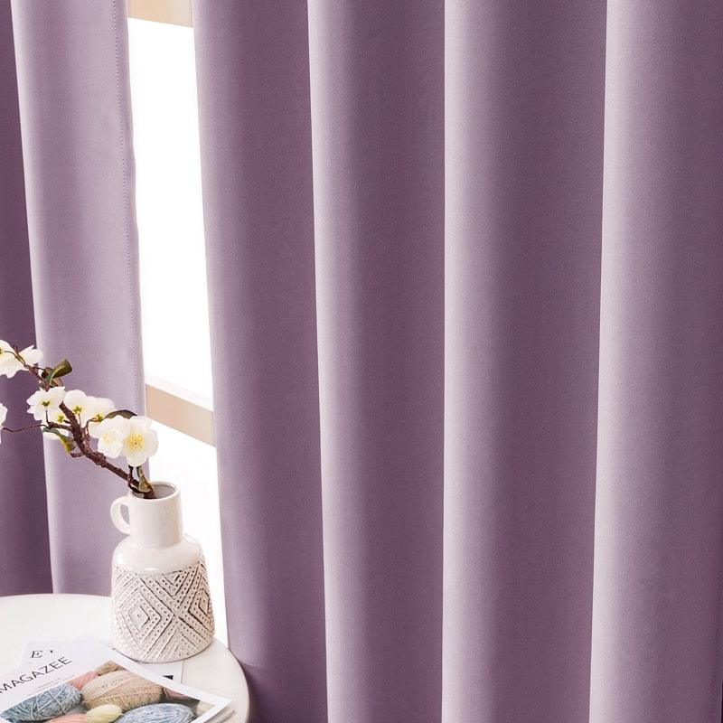 RYNX | Light Purple Blackout Curtains