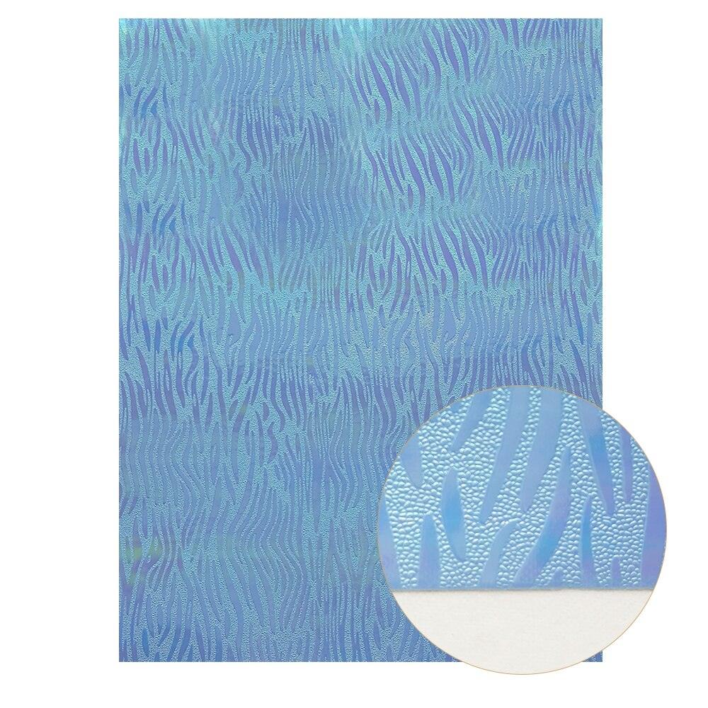 Rynx | Irisdente Blue Snake Glossy Fabric for Creative Crafting