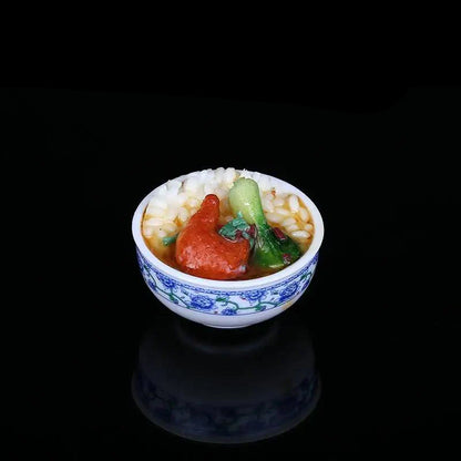 Rynx | Enchanting Mini Chinese Cuisine Bowl Playset - Cute Decorative Items for Children and Home