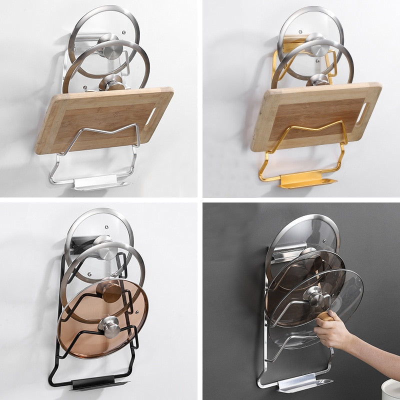 Rynx | Wall-Mounted Extreme Pot Lid Holder Rack
