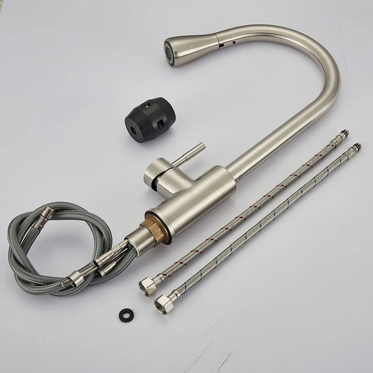 Rynx | AquaFlex – Flexible Kitchen Faucet with Pull-out Spray Head