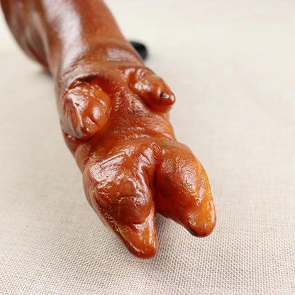 Rynx | Realistic Large Fake Pig's Foot Ribs - Ideal Photography Prop for Food Styling