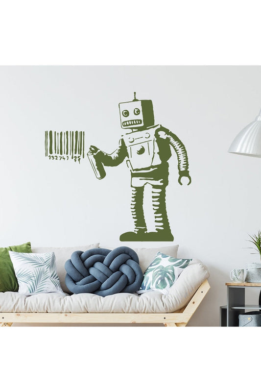 Rynx | Graffiti Robot Wall Sticker