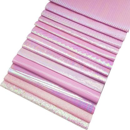 Rynx | Sparkling Pink Holographic Hard Glitter Fabric - Premium Crafting Delights