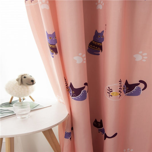 Rynx | Adorable Cat Window Curtain