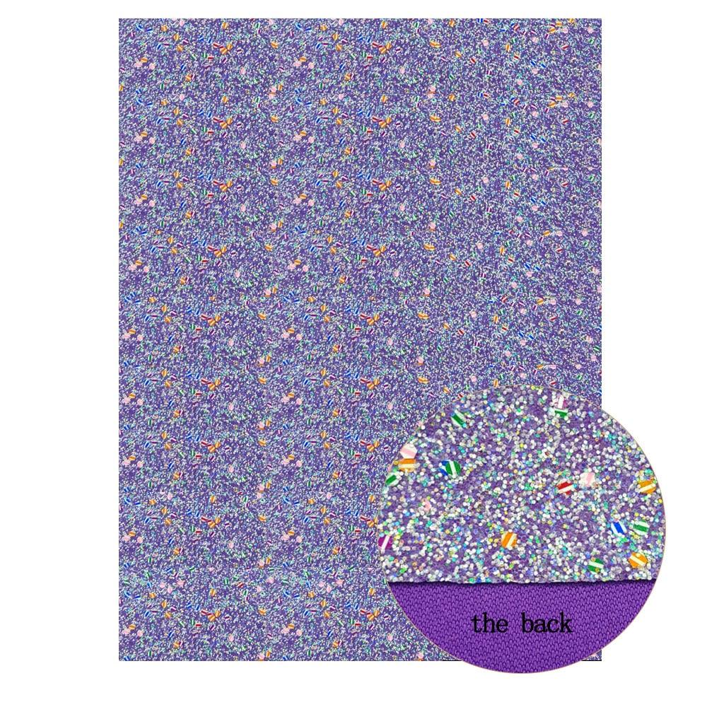 Rynx | Sparkling Violet Faux Leather Fabric - A Must-Have for Sparkling DIY Projects