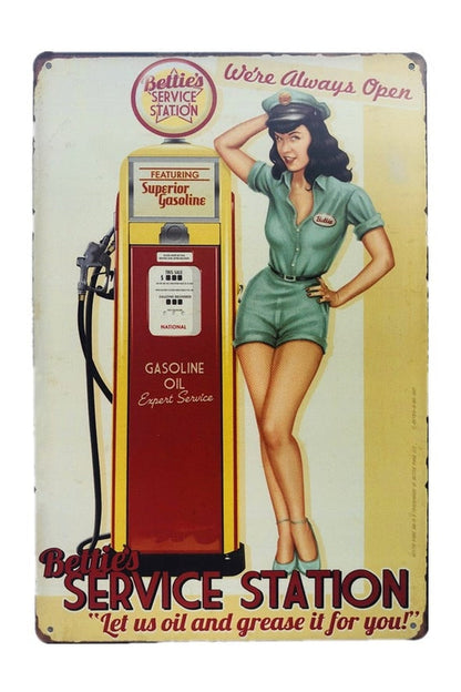 Rynx | Service Girl Vintage Poster